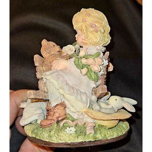 LAURA’S  ATTIC  FIGURINE-“ISN'T THIS PRETTY”- By Karen Hahn  1990. Registered
